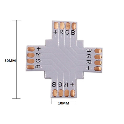 

RGB Светодиодные ленты разъем 4Pin 10 мм L Форма/t Форма/x Форма PCB разъем 5 шт./лот
