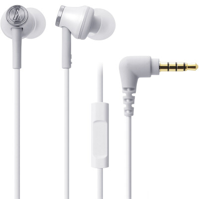 

Audio-Technica ATH-CK330iS WH Smartphone for earphone with headphones White