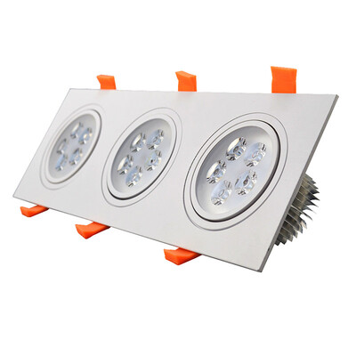 

LED Dimmable lights LED downlight lamp 15W Warm White 110V 220V dimmer Recessed LED Spot light