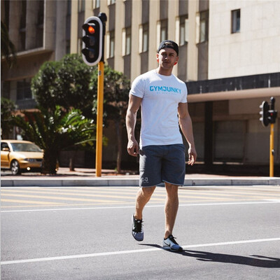 

Muscle Fitness Muscle Summer Sports Shorts Mens Fashion Slim Casual Thin Trousers Five Pants