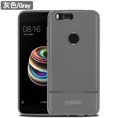 

For Xiaomi Mi A1 Case Soft silicone Rugged Armor shockproof protective Back Cover Cases for xiaomi mi 5x mia1 full cover shell