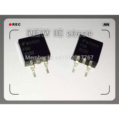 

10pcslot FDD2532 2532 FDB2532 TO-263 Free Shipping 100 NEW