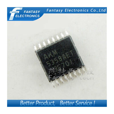 

5PCS AK5358AET TSSOP16 AK5358 TSSOP 96kHz 24-Bit ADC new and original free shipping