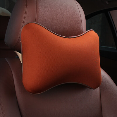 

Nine hundred WY-1807 car headrest car neck pillow pillow memory cotton drive comfort safety car seat car accessories cervical pillow bone pillow brown