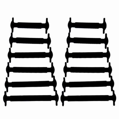 

JUP 50 Sets 600Pcs New Kids Child No Tie Shoelaces Adult Children Unisex Elastic Silicone Shoelaces Casual Sport Lazy Shoelaces