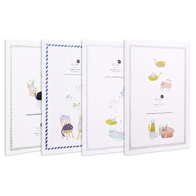 

Deli deli 4 A540 pages of the story series suture soft copy book notebook notebook FA540-4