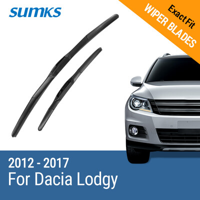 

SUMKS Wiper Blades for Dacia Lodgy 22"&16" Fit Hook Arms 2012 2013 2014 2015 2016 2017