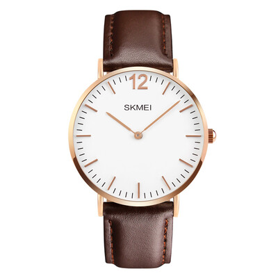 

Time beauty skmei watches men&women ultra-thin series fashion simple quartz student watch blue red blue nylon belt