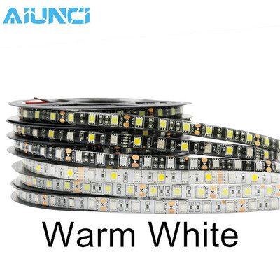 

LED Strip 5050 DC12V Flexible LED Light Black White PCB No Waterproof Waterproof 60 LEDm 5mlot