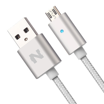 

Nuoqi 1007 Micro Andrews mobile phone data cable charging line 15 m moonlight silver for Samsung millet charm blue 3S 360 N4S Huawei OPPO R9 VIVO X7