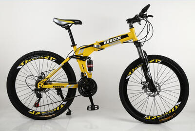 

KUBEEN mountain bike 26-inch steel 21-speed dual disc brakes variable speed bicycle