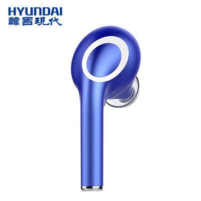 

Hyundai (HYUNDAI) i17 Bluetooth-гарнитура Беспроволочный сабвуфер-вкладыш Bluetooth 4.1 Бизнес-универсальные наушники / наушники-сапфир сапфировый синий