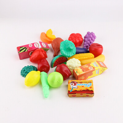 

BOOM LIGHT Tasty Treats Play Food Set Pretend Vegetables Fruits Set Of 23 Pcs Basic Skills Development XG23-1