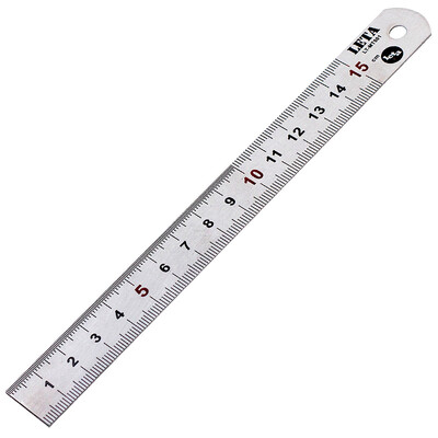 

LeTA LETA 15cm stainless steel ruler scale metric scale drawing steel ruler LT-MT501