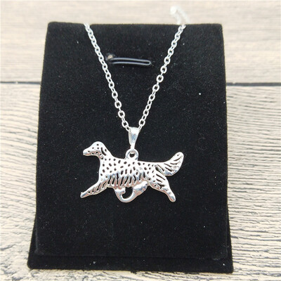 

Trendy New English Setter Necklace Trendy Style English Setter Pendant Necklace Women Pet Jewellery Fashion Animal Dog Jewellery