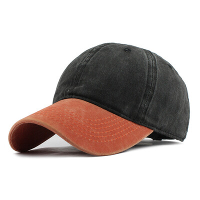 

Омытые джинсы Snapback Hats Осенние летние мужчины Женщины Бейсбольная кепка Гольф Sunblock Бейсбол Казнет Хоккейные шапки
