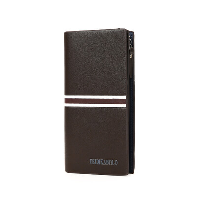 

Mens Fashion Credit Card Wallet Long Wallet Multifunction Zipper Bag Mens Tote fdk7011