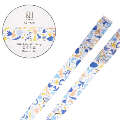 

Kinbor hand book&paper tape 20mm10m hand book sticker holiday Rhapsody DTB64098