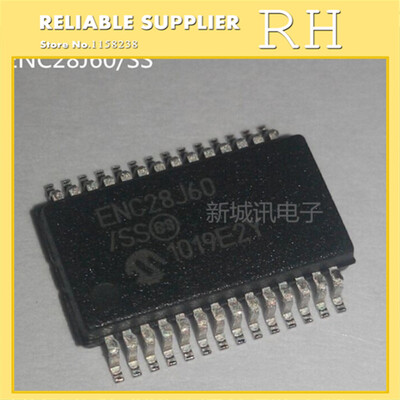 

10PCS/lot ENC28J60-I/SS ENC28J60-I/SO SSOP28 SPI Interface Ethernet controller chip
