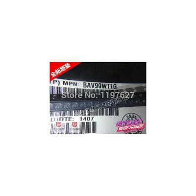 

FREE SHIPPING BAV99WT1G BAV99 A7 OSOT323 ORIGINAL IC 100PCS/LOT