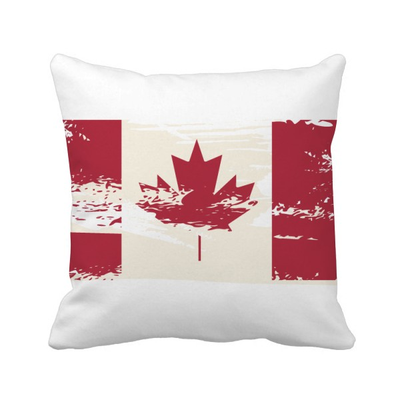 

Canada Flavor Black&Red Pattern Square Throw Pillow Insert Cushion Cover Home Sofa Decor Gift