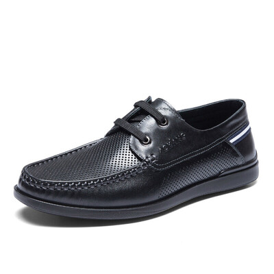 

Aokang Aokang casual shoes fashion business comfortable hollow sandals male 181801023 black 42 yards