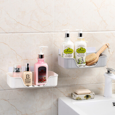 

Wanshijia wall-type adhesive bathroom shelf storage box single boxed JD-NG-07 matcha green