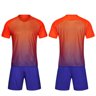 

Football Sets Training Suit Clothes Set for Men Soccer Jersey&Short Sleeve Uniforms Quick Dry Sports Clothing Adult Wear