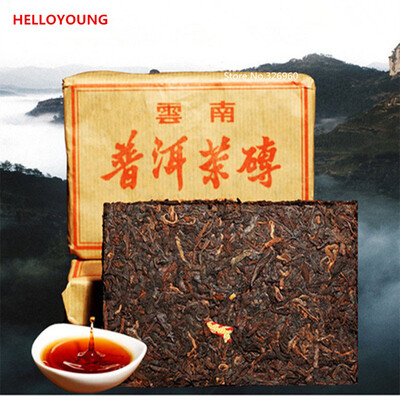 

100g Puer Tea Brick Made In 2008 Ripe Pu er Tea Oldest Puer Tea Ancestor Antique Honey Sweet Dull-red Puerh Tea Ancient Tree