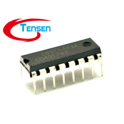 

10PcsLot CD4017 CD4017B CD4017BE 4017 DECADE COUNTER DIVIDER IC DIP-16