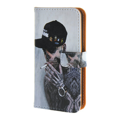 

MOONCASE чехол for iPhone 5 / 5G / 5S Премиум искусственная кожа флип кошелек стиль и дизайн Kickstand крышки случая / a10