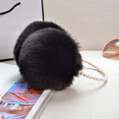 

Charming Fashion Rabbit Fur Earmuffs Ear Muffs Ear Warmers Earmuffs Winter Outdoor Women Christmas Gifts