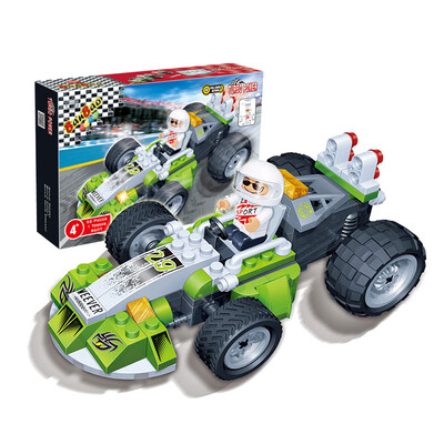 

BanBao Pullback Car Toy Intelligence Building Blocks for Kids Weever