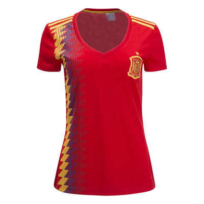 

World Cup 2018 Germany Belgium Italy Woman Soccer Jersey Home Away Short Sleeve Shirt Fan Version T Shirt Female Jersey
