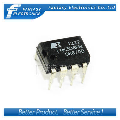 

5PCS LNK306PN DIP8 LNK306P DIP LNK306 new&original IC free shipping