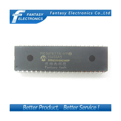 

2PCS PIC16F877A-I/P DIP40 PIC16F877A DIP 16F877AEnhanced Flash Microcontrollers new and original IC free shipping