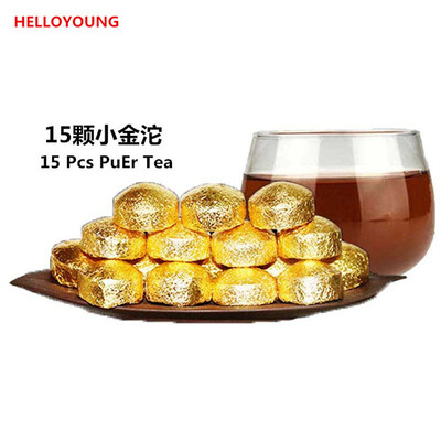 

15 Pcs PuEr Tea High Quality Chinese Yunnan PuEr Tea Mini Pu Er Tuocha puerh tea lose weight Organic Green Food