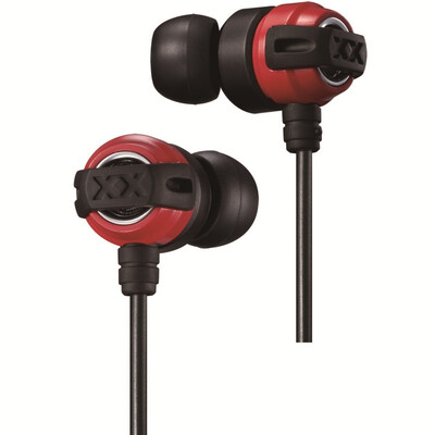 

JVC (JVC) FX11X XX ретро рок бас наушники черный красный