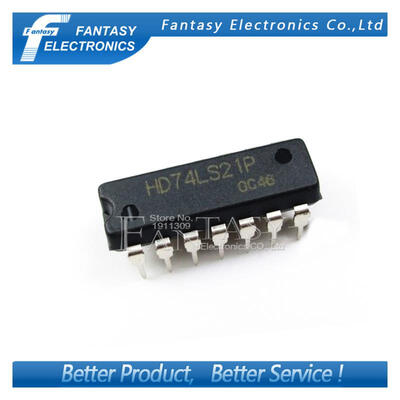 

10PCS HD74LS21P DIP14 HD74LS21 DIP SN74LS21N 74LS21 new and original IC free shipping