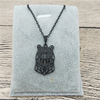 

New Bear Necklace Trendy Style Bear Pendant Necklace Women Fashion Pet Bear Jewellery