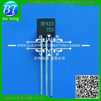 

1000Pcs/Lot Triode BF423 F423 TO-92 250V/0.1A NPN transistor
