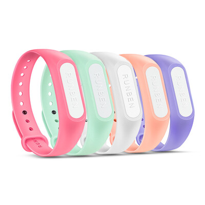 

Runben RUNBEN plant essential oil bracelet adult models 5 loaded baby outdoor mosquito buckle insect repellent bracelet ant