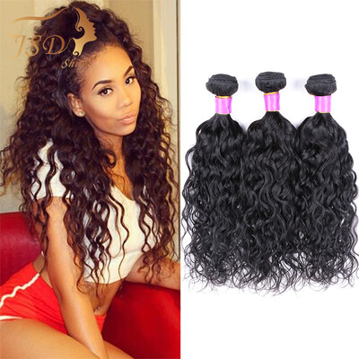 

Malaysian Virgin Hair Natural Wave Virgin Hair 7A Grade Unprocessed Malaysian Human Hair Water Wave 3 Weave Bundles