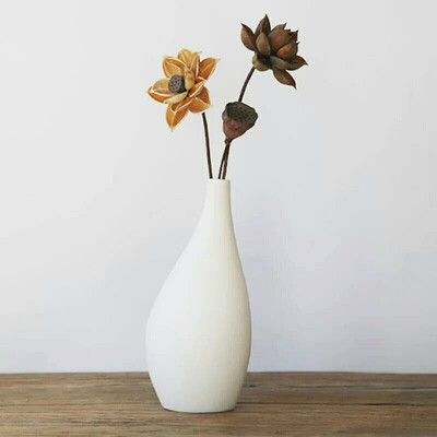 

Japan Style White Ceramic Vases Creative Flower Vase For Home Decor