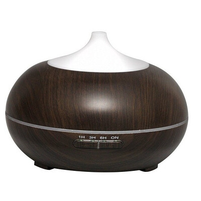 

300ml Aroma Diffuser Aromatherapy Wood Grain Essential Oil Diffuser Ultrasonic Cool Mist Humidifier for Office Home