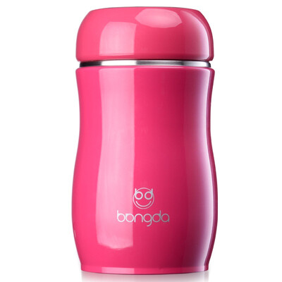 

Jingdong Supermarket] Bangda children's insulation cups women's cups cute stainless steel fashion portable mini students creative cups rose red 230ml