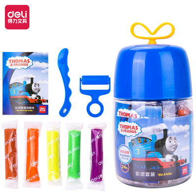 

Deli Deli Thomas series 24 color plasticine clay DIY handmade toys 6486