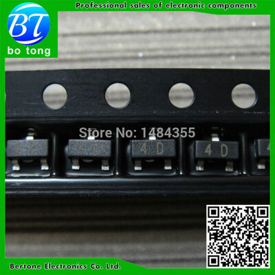 

Free Shipping 100PCS New MMBTA94LT1G MMBTA94 Marking code 4D NPN transistor SOT23