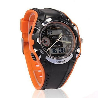 

Kids Sports WristWatches 50m waterproof LED electronic watches Multi-function sports Childrens watch 9132