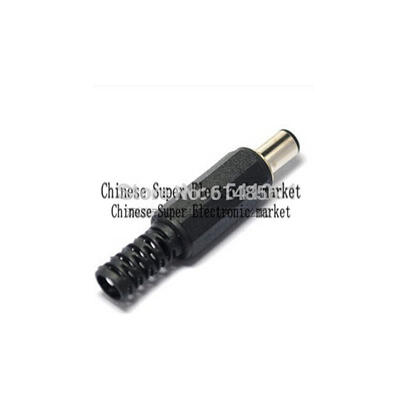 

50pcs 2.1mm x 5.5mm male DC power plug Jack Adapter Connector Plastic Cover